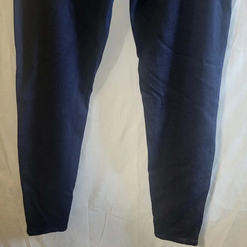 Liver Pool‎ Women's Jeans Elastic Waist Leggings, Navy Blue, Size 14/32
